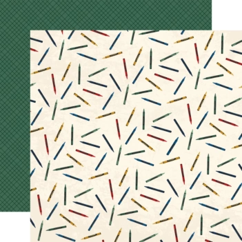 Papel Playtime Crayons Back to School Carta Bella 30x30cm