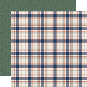 Papel Pawsitive Plaid Best In Show Carta Bella 30x30cm