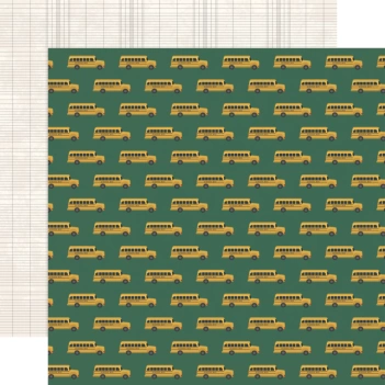 Bus scolaires Carta Bella 30x30cm