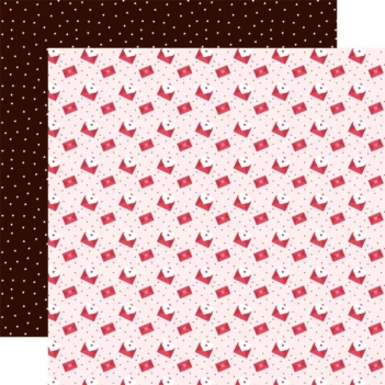 Echo Park Valentine’s Day Papier Love Letters 30x30cm