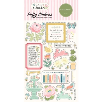 Carta Bella Secret Garden Puffy stickers 