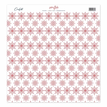 Papel vellum Copos Snowflake Cocoloko 30x30cm