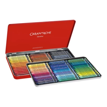 Caran D'Ache Metallbox Neocolor II 84 Aquarellkreiden
