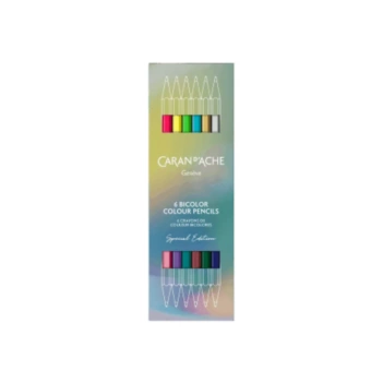 Zestaw 6 kredek Bicolor Claim Your Style Caran d'Ache