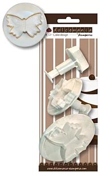 SUPER OFERTA **60%** Set 3 Moldes para Postres Mariposas Stamperia