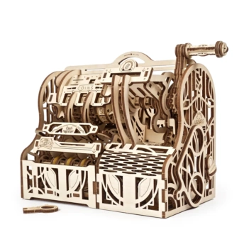 Ugears 3D Modell Mechanische Registrierkasse 