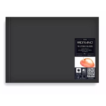 Bloc acuarela cosido apaisado Fabriano A4 200g/m²