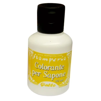 SUPER OFERTA **40%** Colorante para Jabón Amarillo Stamperia 50ml