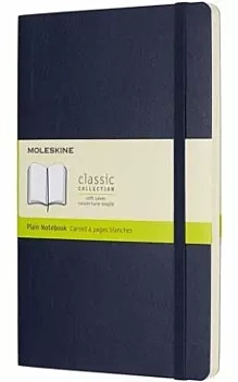 Cuaderno Azul Claro Liso tapa blanda Moleskine 13x21cm