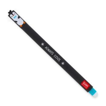 Bolígrafo de gel borrable Erasable Pen Penguin Legami