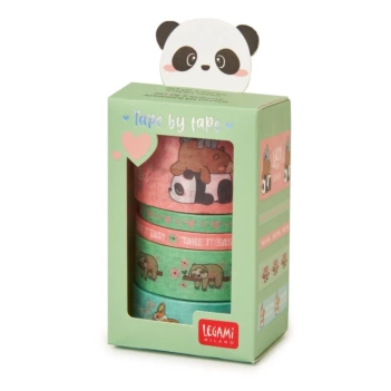 Set 5 Washi Tape Tape By Tape Cute Animals Legami