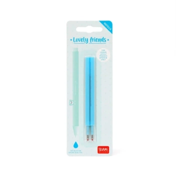 Set of 2 refill gel pens Lovely Friends Sky Blue Legami