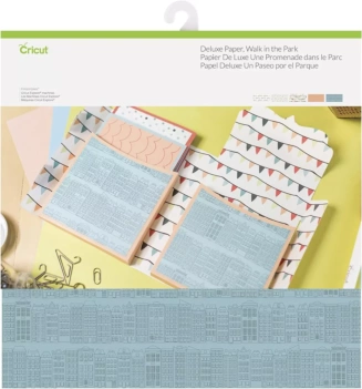 SUPER ANGEBOT **40%** Cricut Maker/Explore Deluxe Papierblock Spaziergang im Park 30 x 30 cm