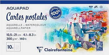 Bloc Acuarela Clairefontaine 10x21cm