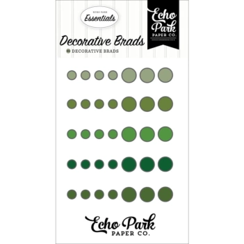 Brads decorativos Green Essentials Echo Park