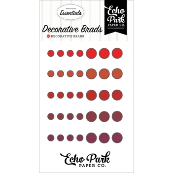 Brads decorativos Red Essentials Echo Park