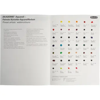 Dot chart 40 colours Akademie Schmincke
