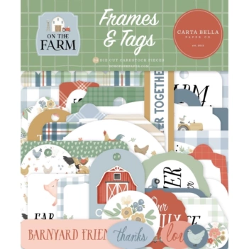 Die-cuts Frames & Tags On The Farm Carta Bella