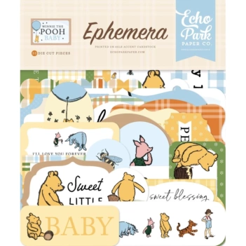Die-cuts ephemera Winnie The Pooh Baby Echo Park