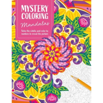 Mystery Coloring Mandalas Solve the Riddle and Color by Numbers to Reveal the Picture E Varone English