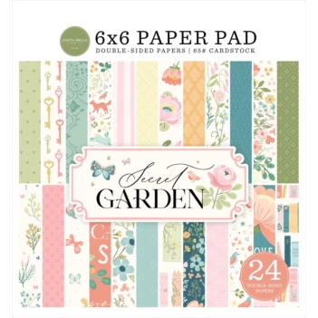 Carta Bella Secret Garden Scrapbooking Set 15x15cm