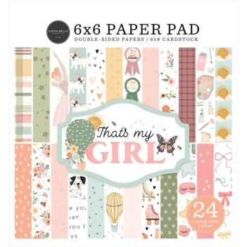 Carta Bella That’s My Girl Scrapbooking Set 15x15cm