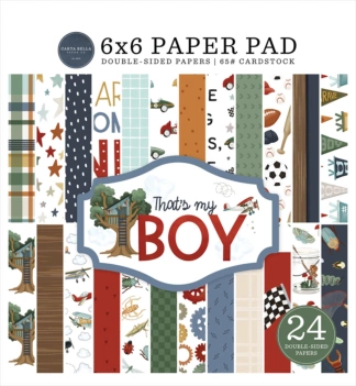 Carta Bella That’s My Boy Scrapbooking Set 15x15cm
