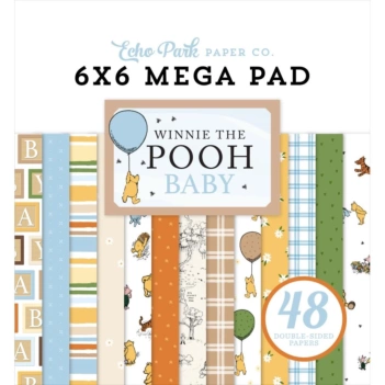 Scrapbooking kit Mega paper pad Winnie The Pooh Baby Echo Park 15x15cm