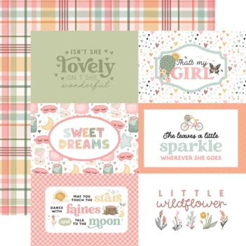 Carta 6 "x4" Journaling Cards That's My Girl Carta Bella 30x30cm