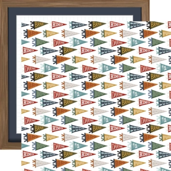 Carta Bella That’s My Boy Papier Brave Pennants 30x30cm