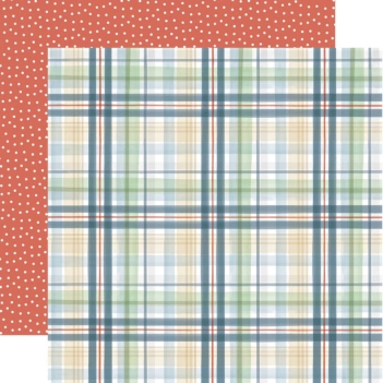Papel Farm Sweet Farm Plaid On The Farm Carta Bella 30x30cm