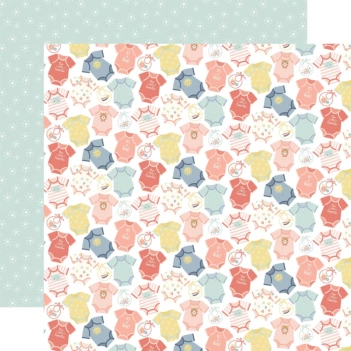 Echo Park Baby on Board GirlPaper It's A Girl Outfits 30x30cm