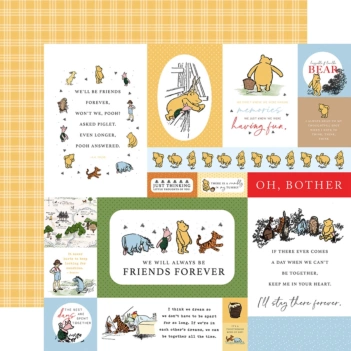 Echo Park The House At Pooh Corner Papier Multi Journaling Cards 30x30cm