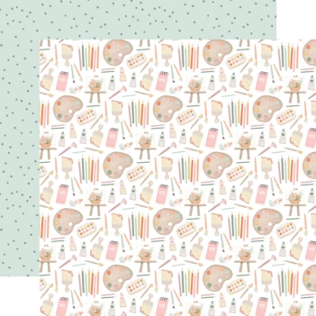 Papel Our Little Artist That's My Girl Carta Bella 30x30cm