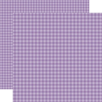 Papier Purple Gingham Bold Echo Park 30x30cm