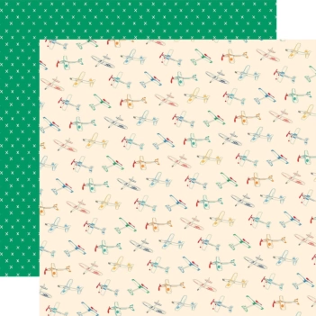 Carta Bella Mercantile Papier Toy Airplanes 30x30cm