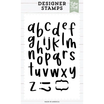 Echo Park Designer 2025 Clear Stamps Charlie Alphabet 