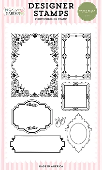 Carta Bella Secret Garden Transparante Stempels Fairy Tale Frames 