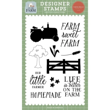 Carta Bella On the Farm Transparante Stempels Farm Sweet Farm 