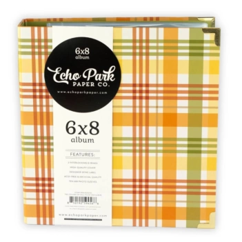 Album a 2 Anelli The Colors Of Fall Plaid Winnie The Pooh Autumn Echo Park 15x20cm
