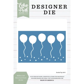 Echo Park Designer 2025 Dies Balloon And Stars Card Front 