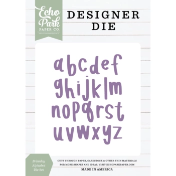 Echo Park Designer 2025 Dies Brinnley Alphabet 