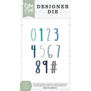 Troquel Callum Numbers Designer 2025 Echo Park