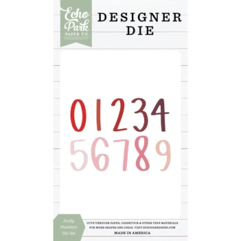 Troquel Emily Numbers Designer 2025 Echo Park