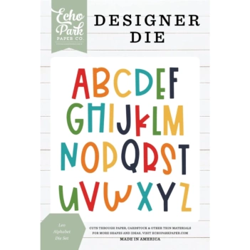 Echo Park Designer 2025 Stanzschablone Leo Alphabet 