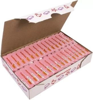 Caja 30 Pastillas de Plastilinas Rosa Jovi 50 gr