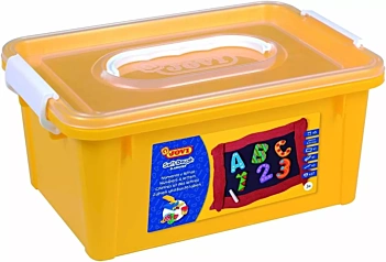 Cofre de plastilina Números y letras Jovi
