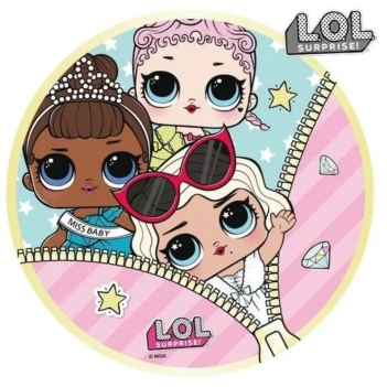 Toalla Redonda Glam LOL Surprise