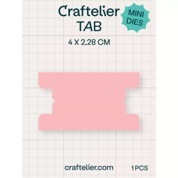 Craftelier Mini-Stanzschablone - Tab