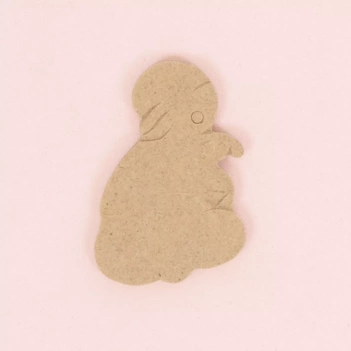 Pack 3 Siluetas de Madera Niño Elefante 6x4cm